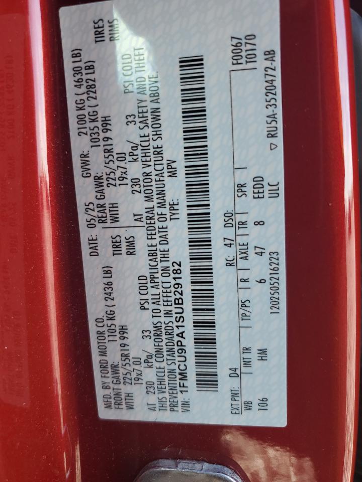 2025 Ford Escape St Line Elite - zdjęcie 14