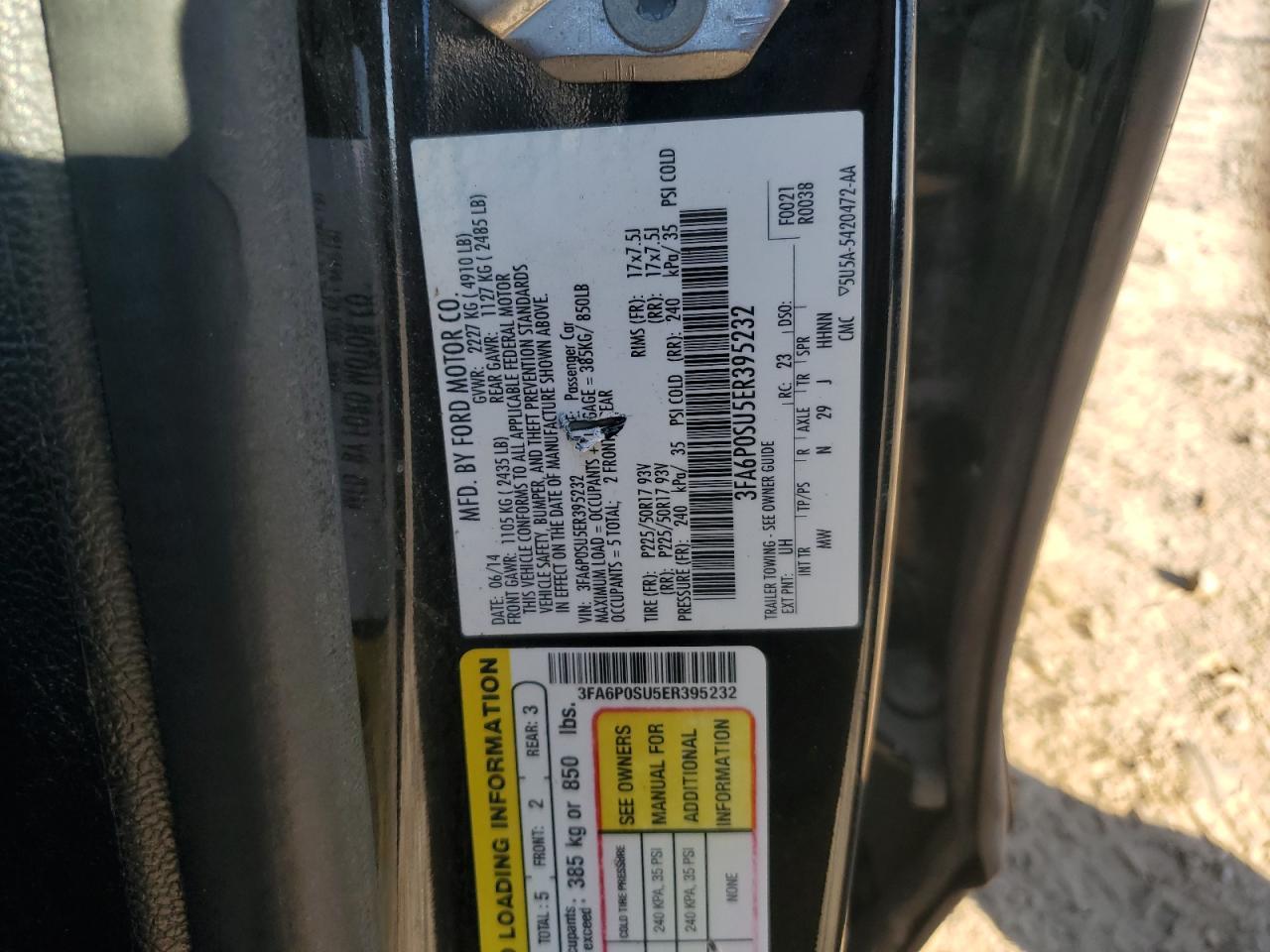 2014 Ford Fusion Titanium Phev - zdjęcie 12