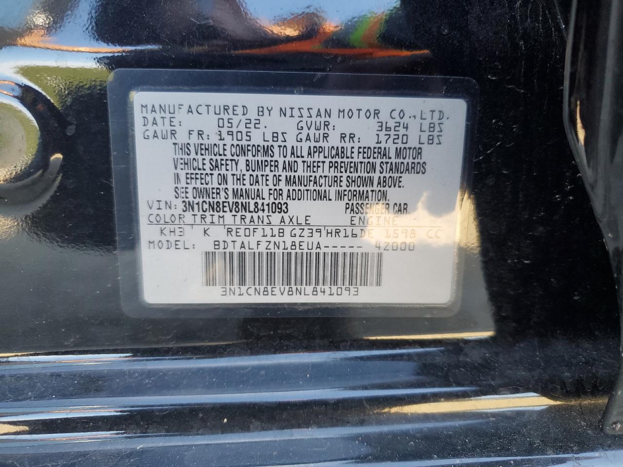 2022 Nissan Versa Sv - zdjęcie 13
