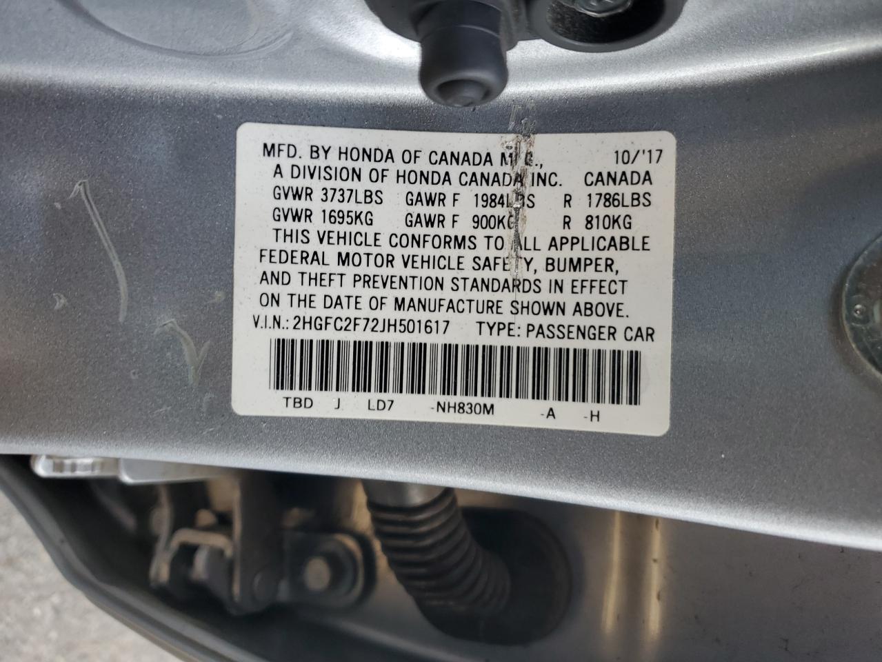 2018 Honda Civic - zdjęcie 12