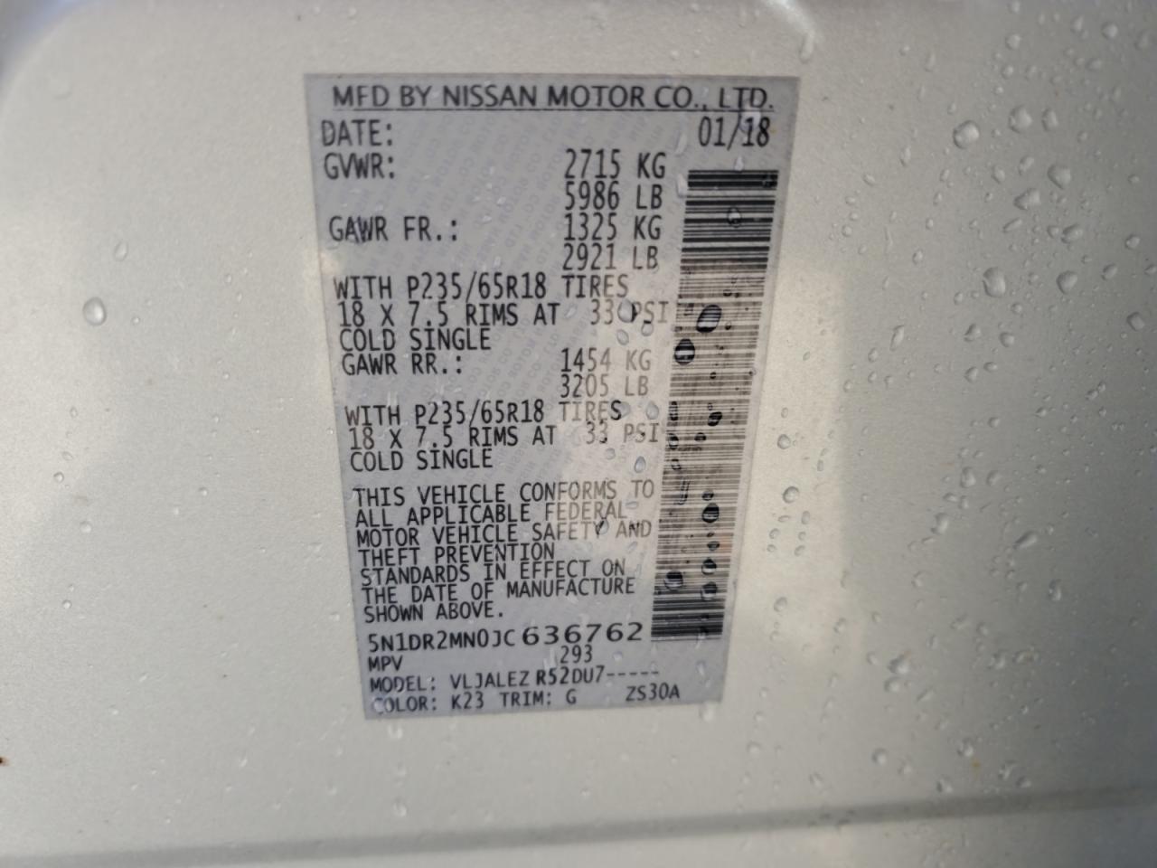 2018 Nissan Pathfinder Sv - zdjęcie 13