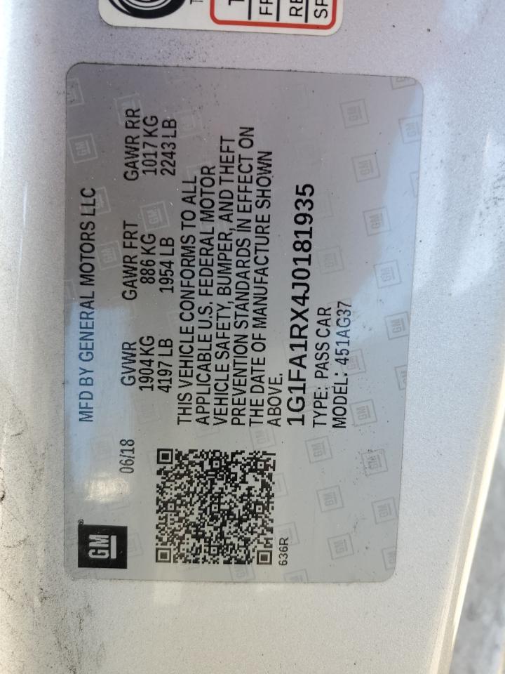 2018 Chevrolet Camaro Ls - zdjęcie 13