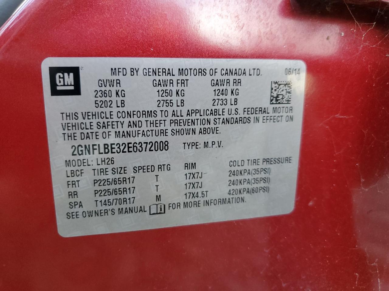 2014 Chevrolet Equinox Lt - zdjęcie 13