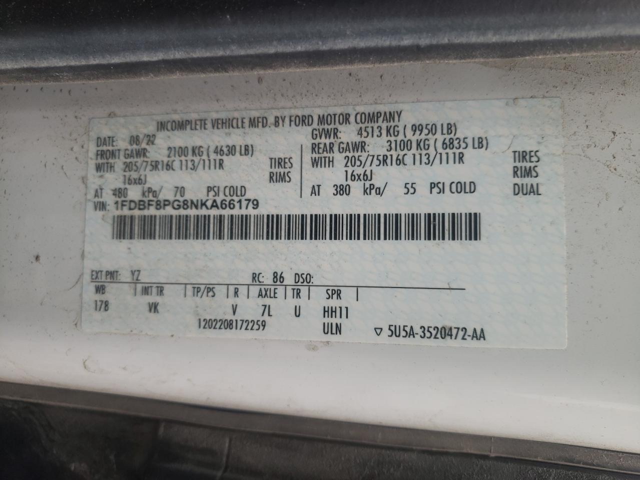 2022 Ford Transit T-350 Hd - zdjęcie 13