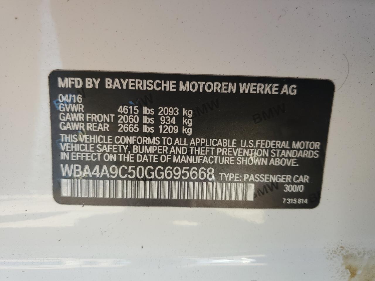 2016 BMW 428 I Gran Coupe Sulev - zdjęcie 12