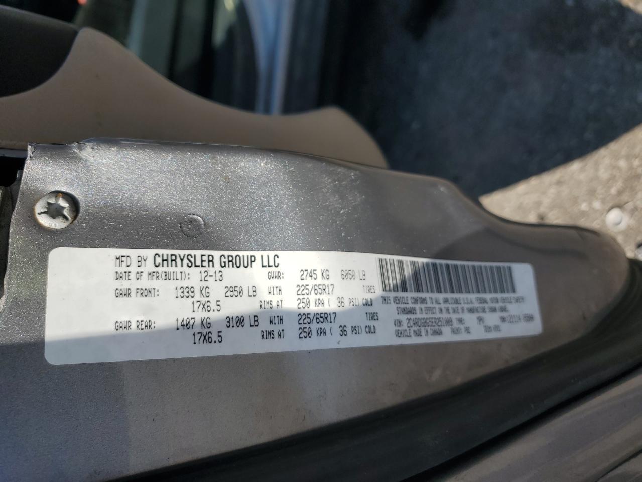 2014 Dodge Grand Caravan Se - zdjęcie 13