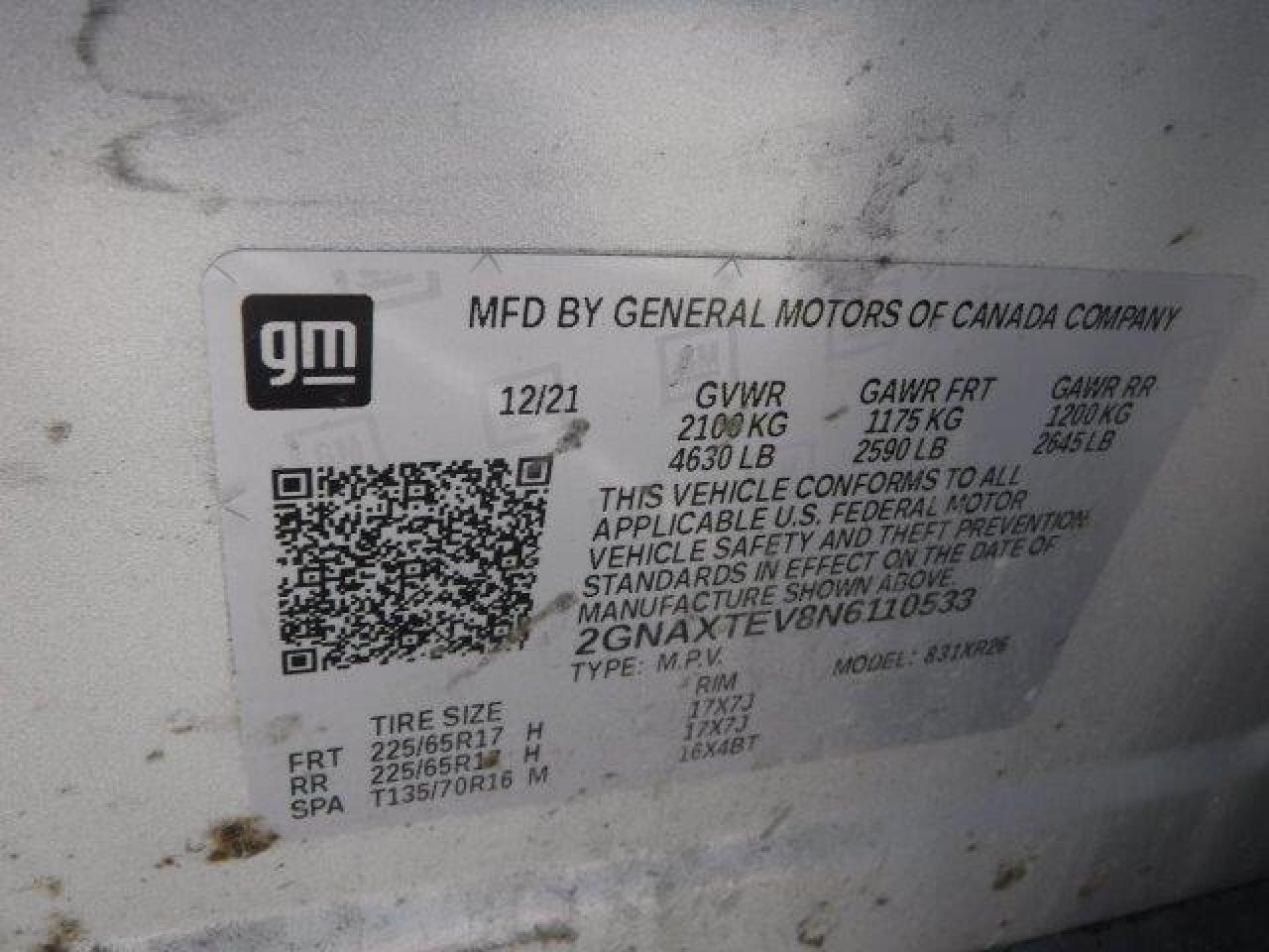 2022 Chevrolet Equinox Lt - zdjęcie 12