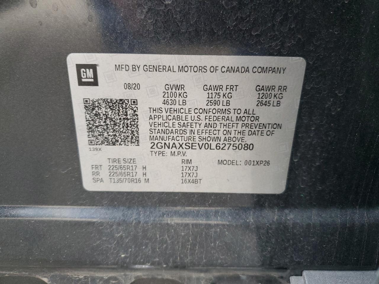 2020 Chevrolet Equinox Ls - zdjęcie 14