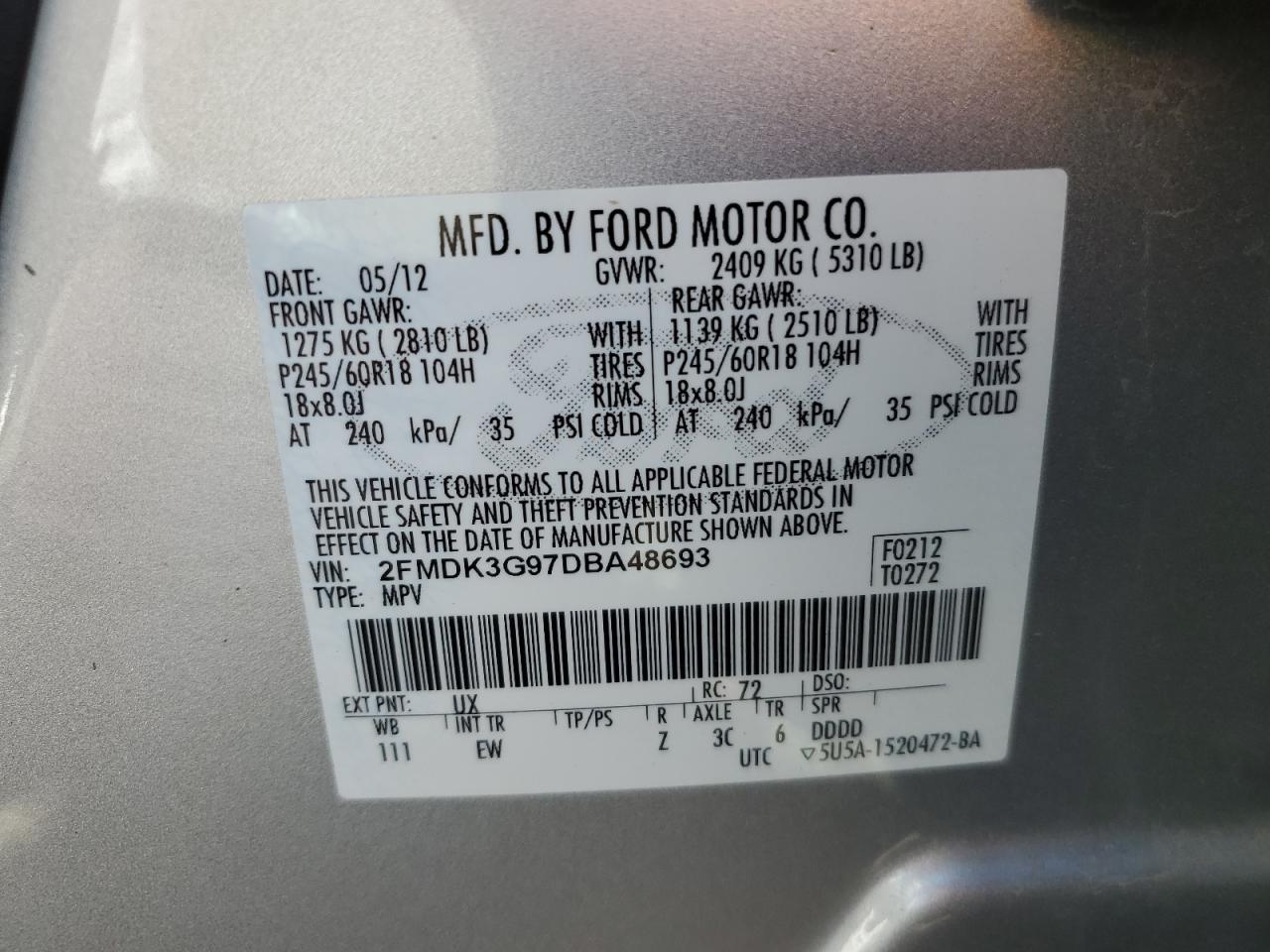 2013 Ford Edge Se - zdjęcie 13