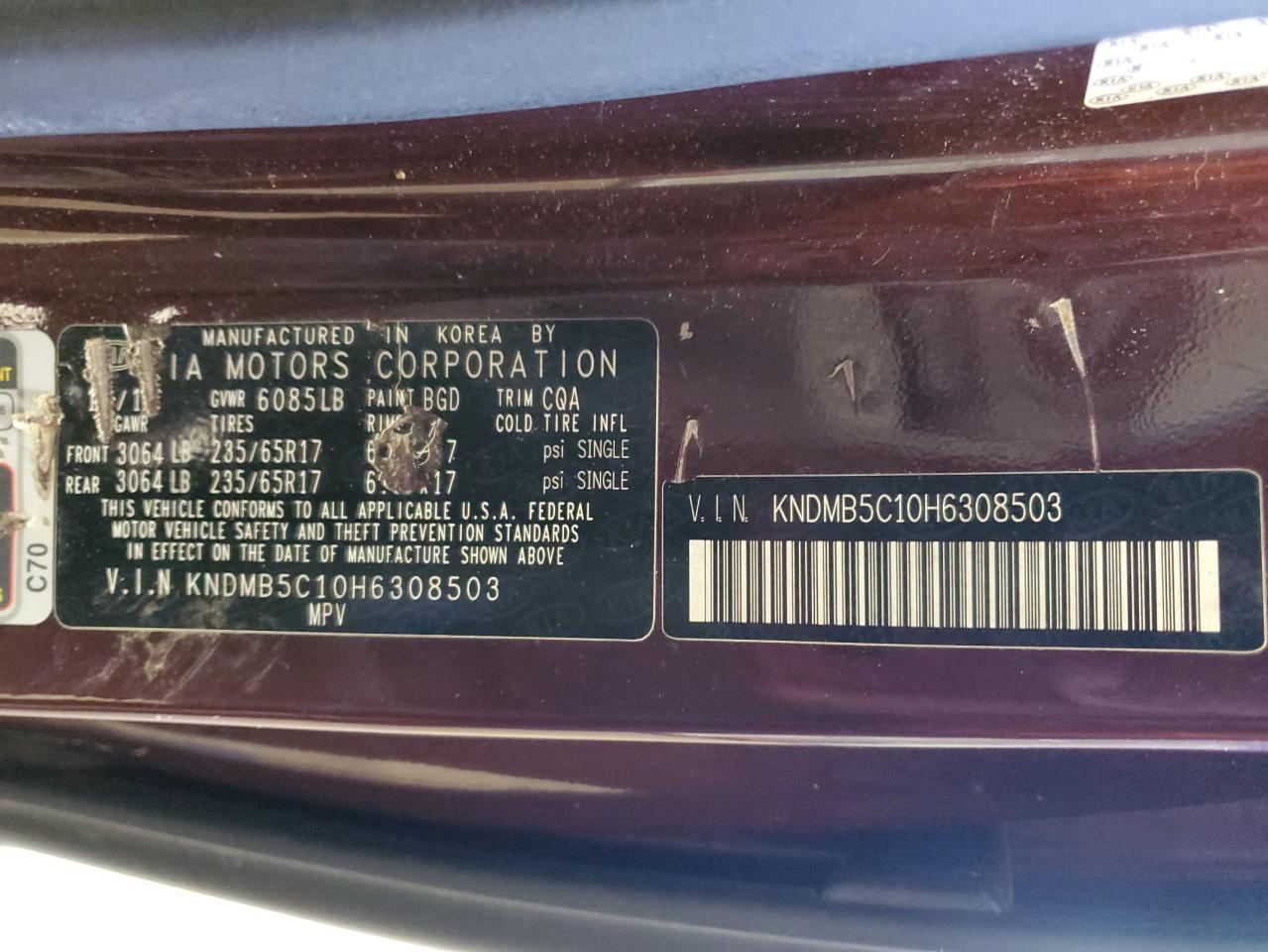 2017 Kia Sedona Lx - zdjęcie 13