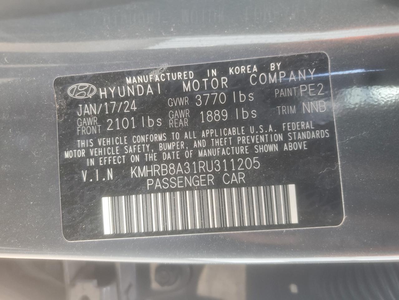 2024 Hyundai Venue Se - zdjęcie 12