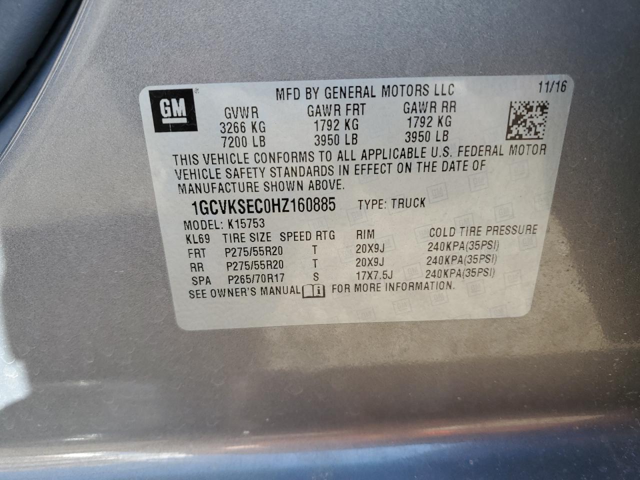 2017 Chevrolet Silverado K1500 Ltz - zdjęcie 12