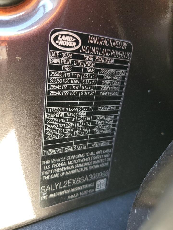 2025 Land Rover Range Rover Velar - zdjęcie 14