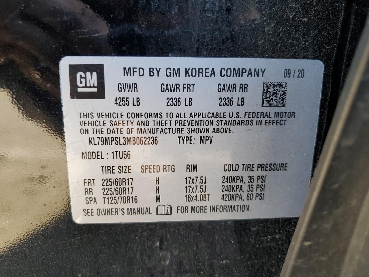 2021 Chevrolet Trailblazer Lt - zdjęcie 13