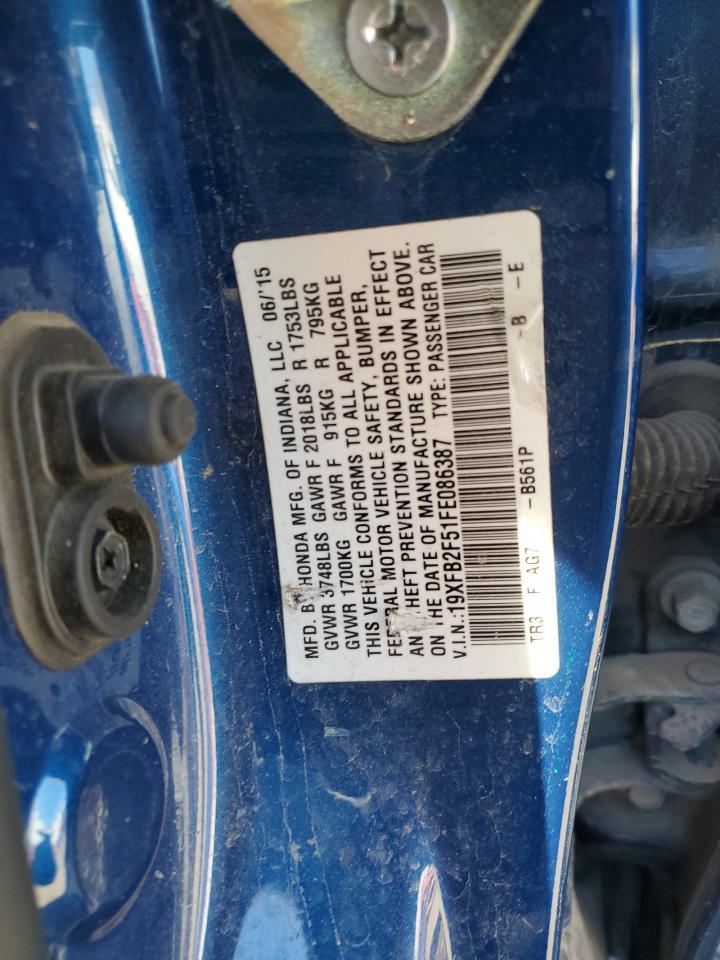 2015 Honda Civic - zdjęcie 12