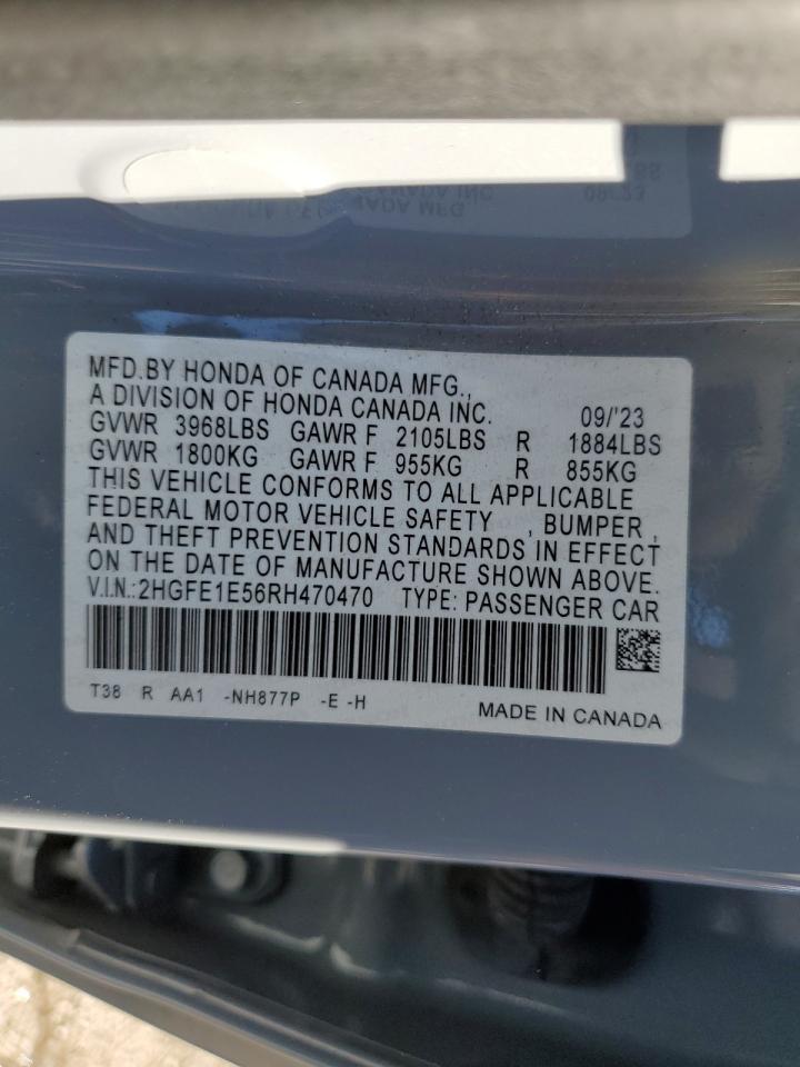 2024 Honda Civic Si - zdjęcie 12