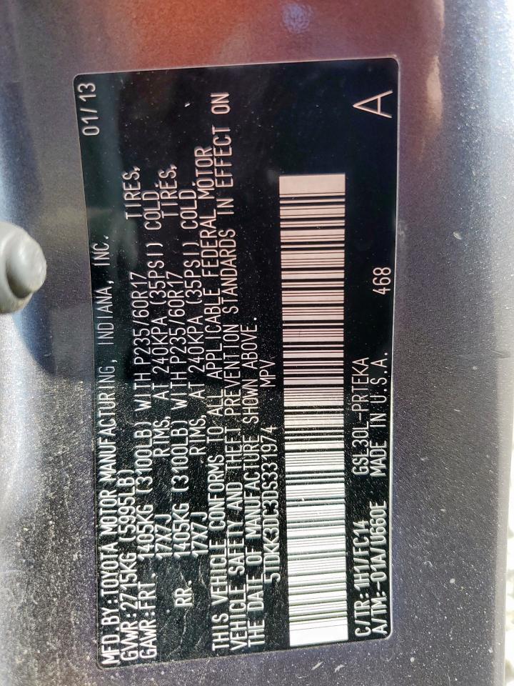 2013 Toyota Sienna - zdjęcie 13
