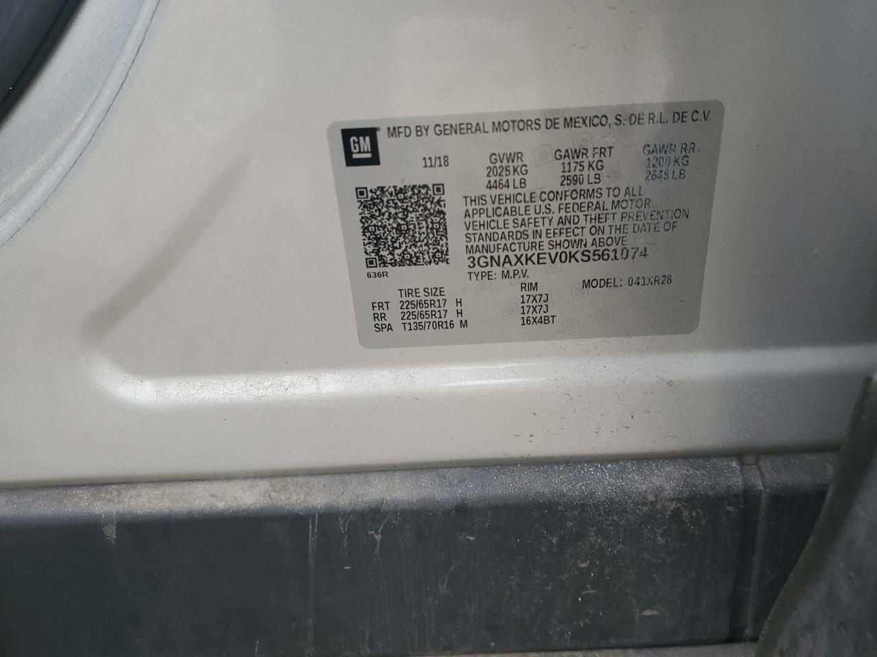 2019 Chevrolet Equinox Lt - zdjęcie 13