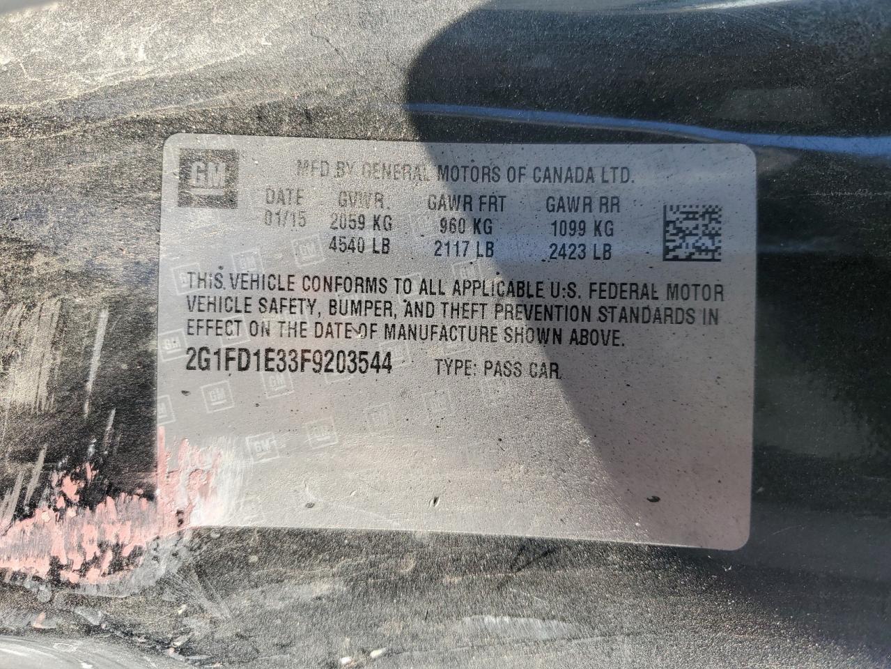 2015 Chevrolet Camaro Lt - zdjęcie 13