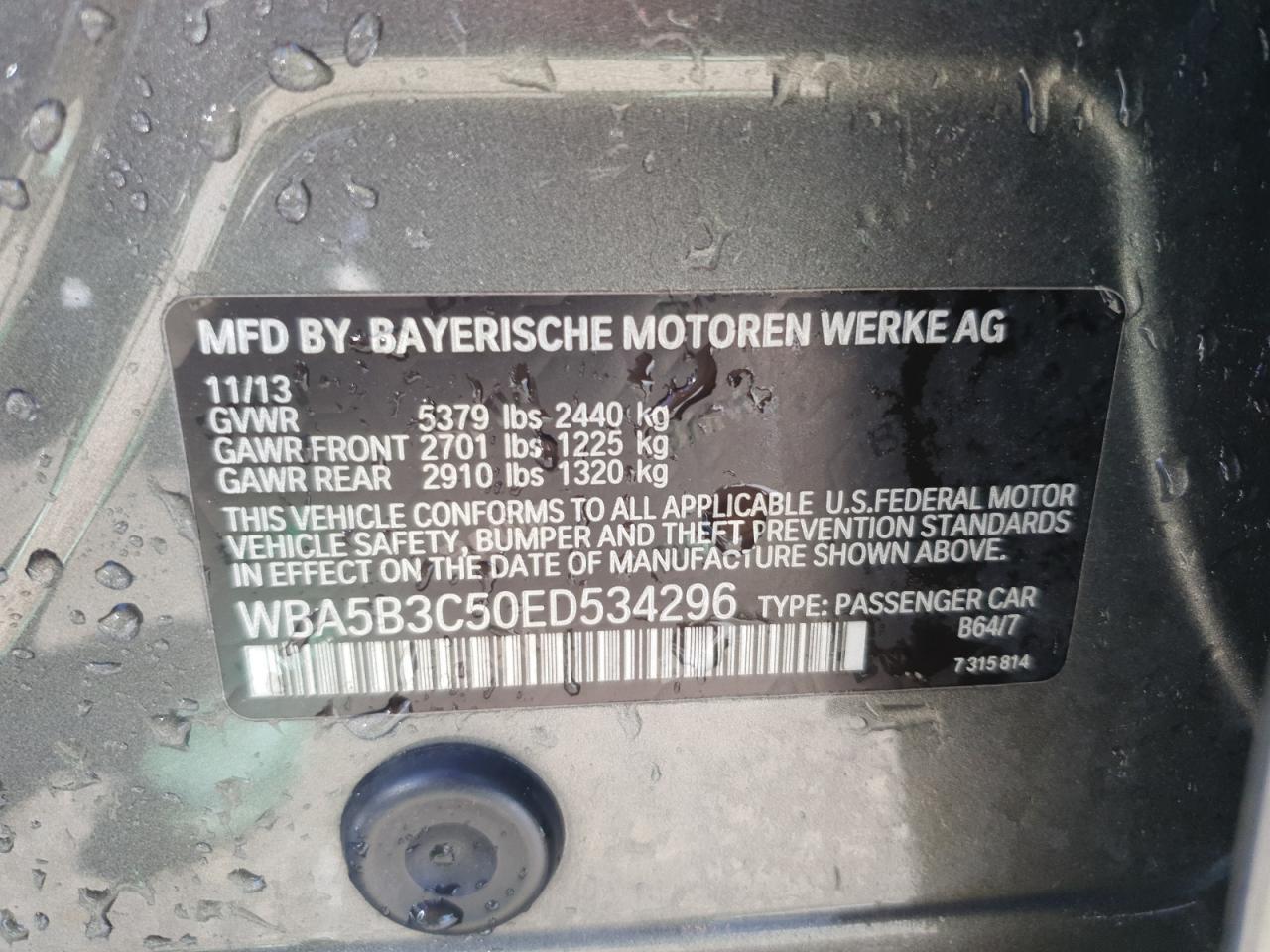 2014 BMW 535 Xi - zdjęcie 13