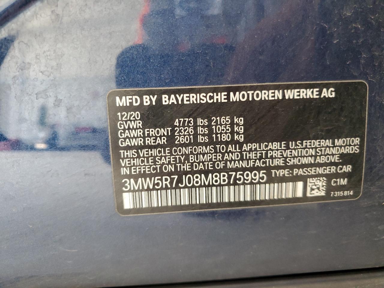 2021 BMW 330Xi - zdjęcie 12