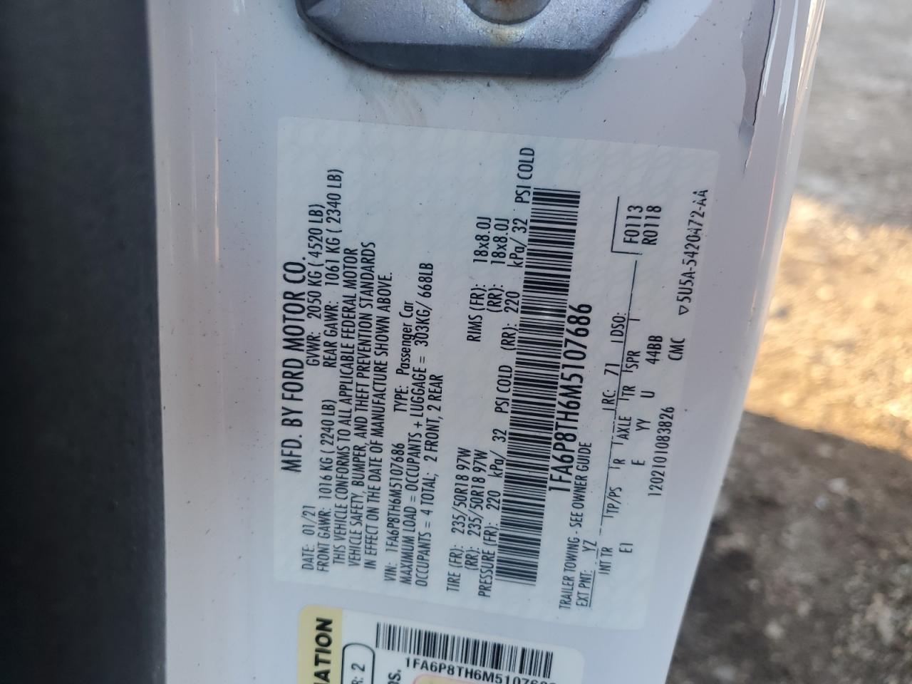 2021 Ford Mustang - zdjęcie 12