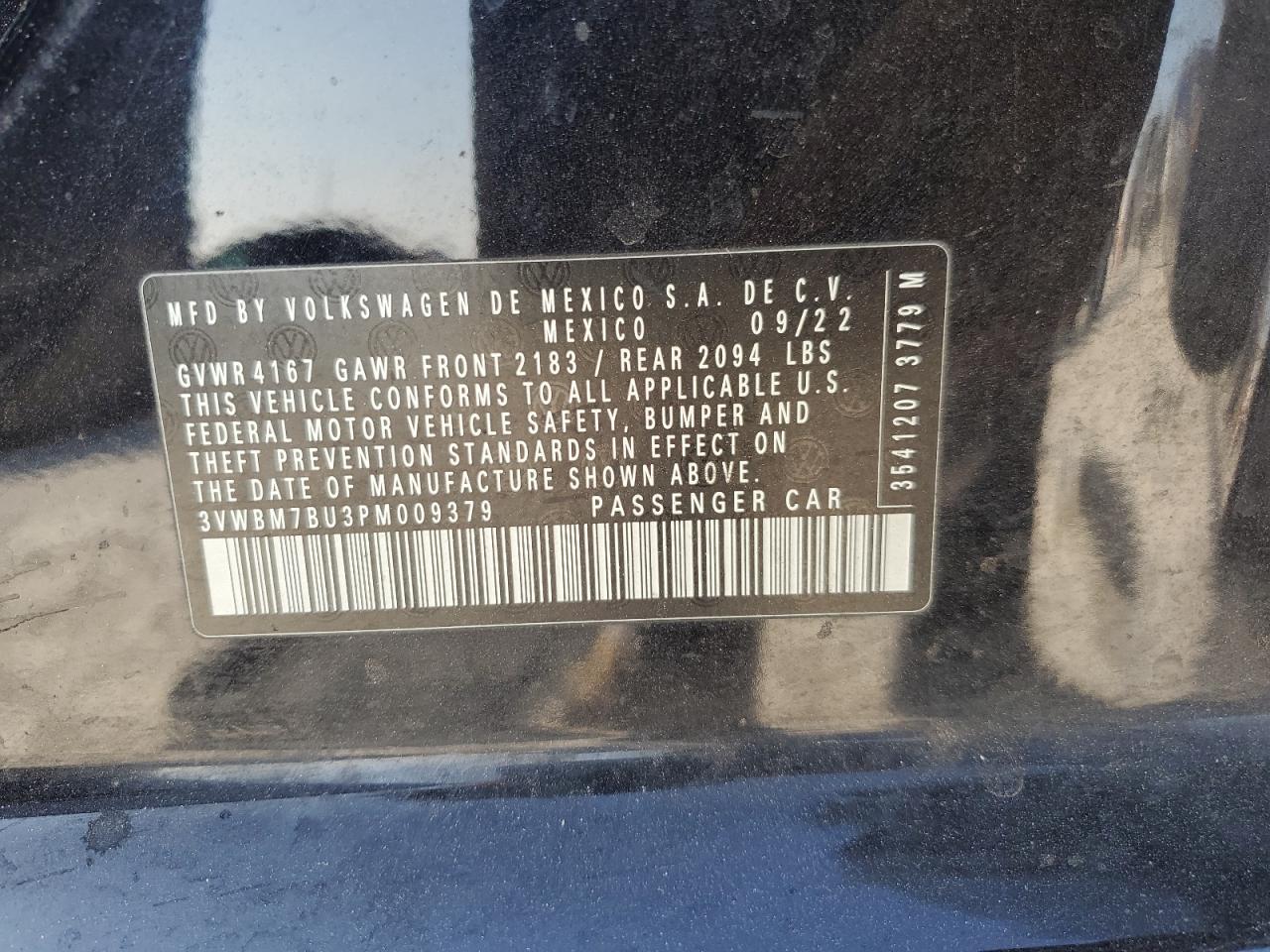 2023 Volkswagen Jetta - zdjęcie 12