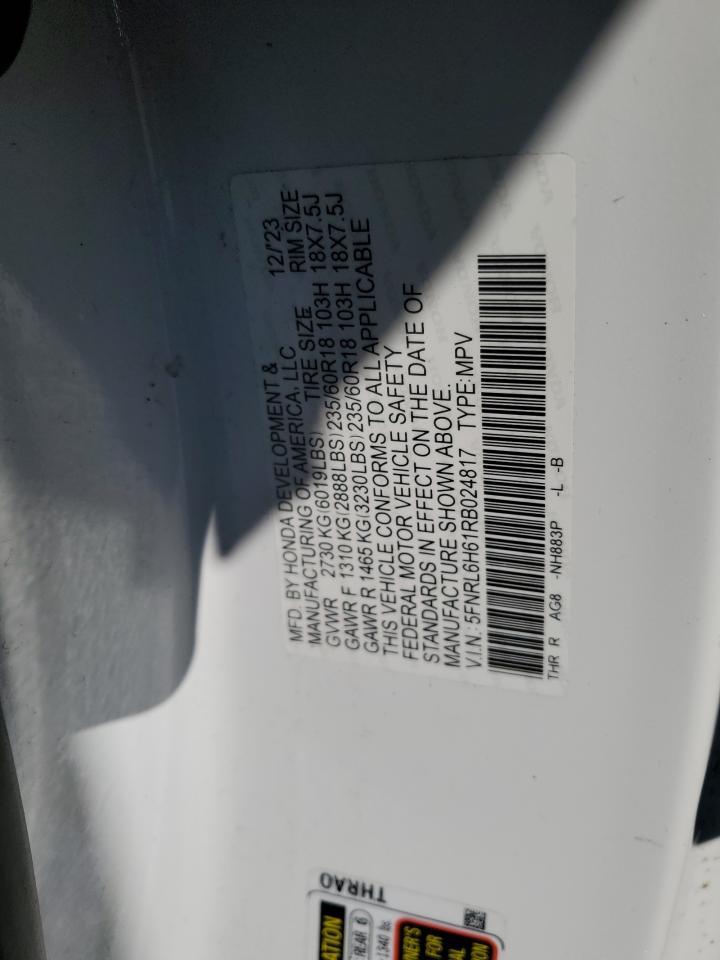 2024 Honda Odyssey Exl - zdjęcie 14