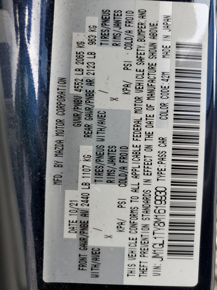 2021 Mazda 6 Grand Touring - zdjęcie 12