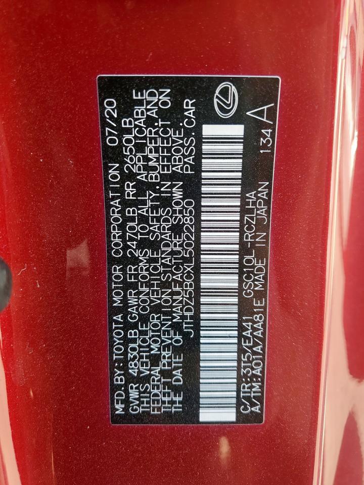 2020 Lexus Rc 350 Base - zdjęcie 13