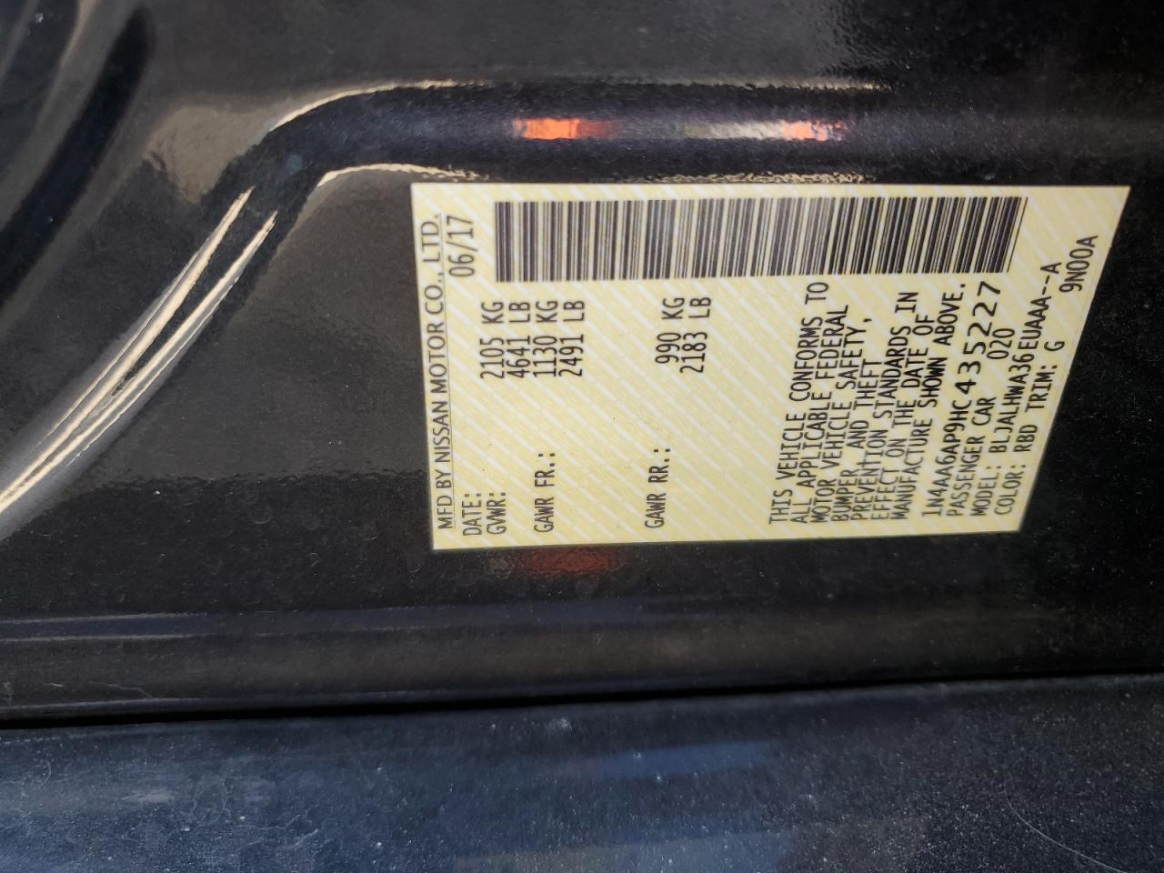 2017 Nissan Maxima - zdjęcie 13