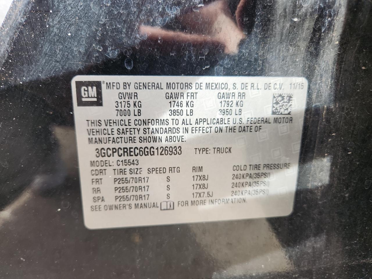 2016 Chevrolet Silverado C1500 Lt - zdjęcie 12