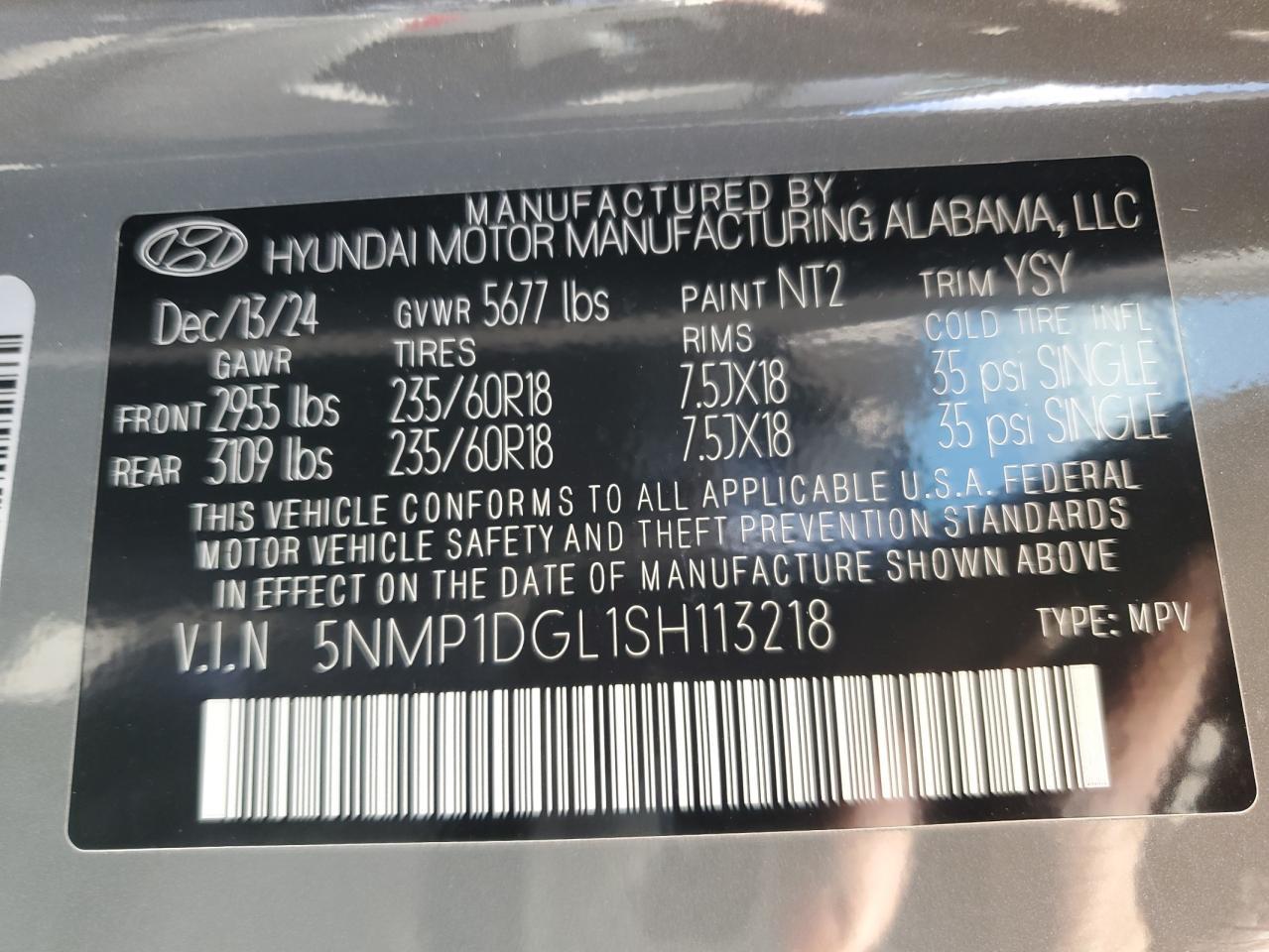 2025 Hyundai Santa Fe - zdjęcie 14