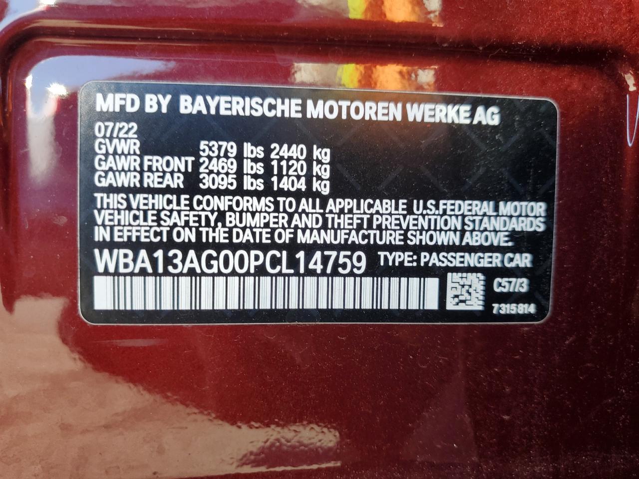 2023 BMW Seria 5 - zdjęcie 13