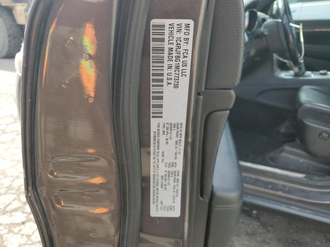 2021 Jeep Grand Cherokee Limited - zdjęcie 13