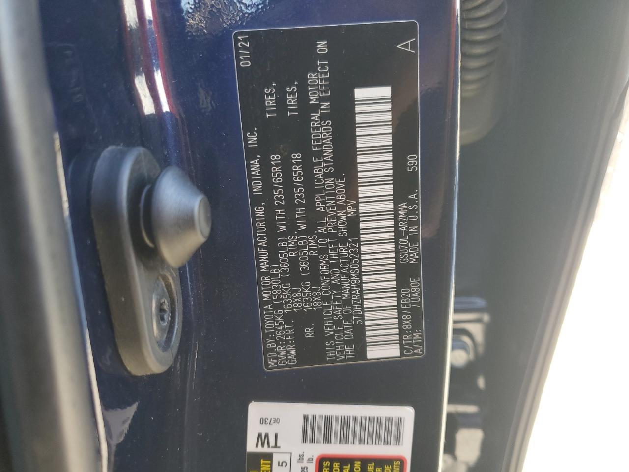 2021 Toyota Highlander Xle - zdjęcie 14