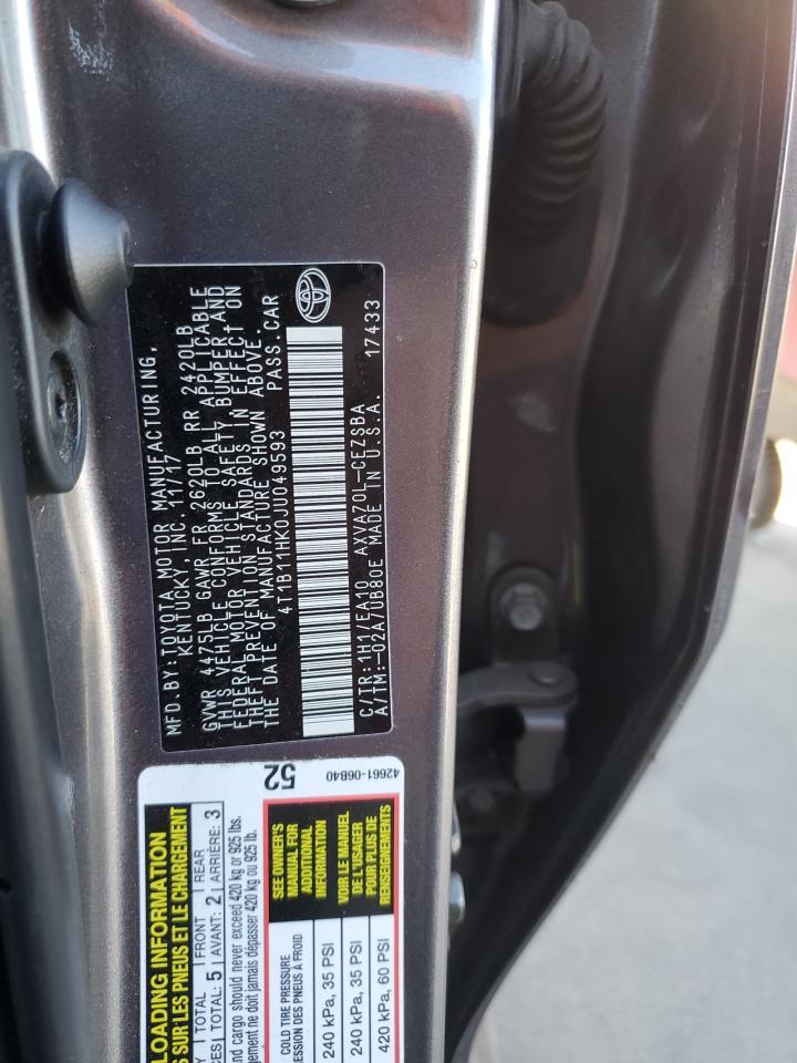 2018 Toyota Camry - zdjęcie 12