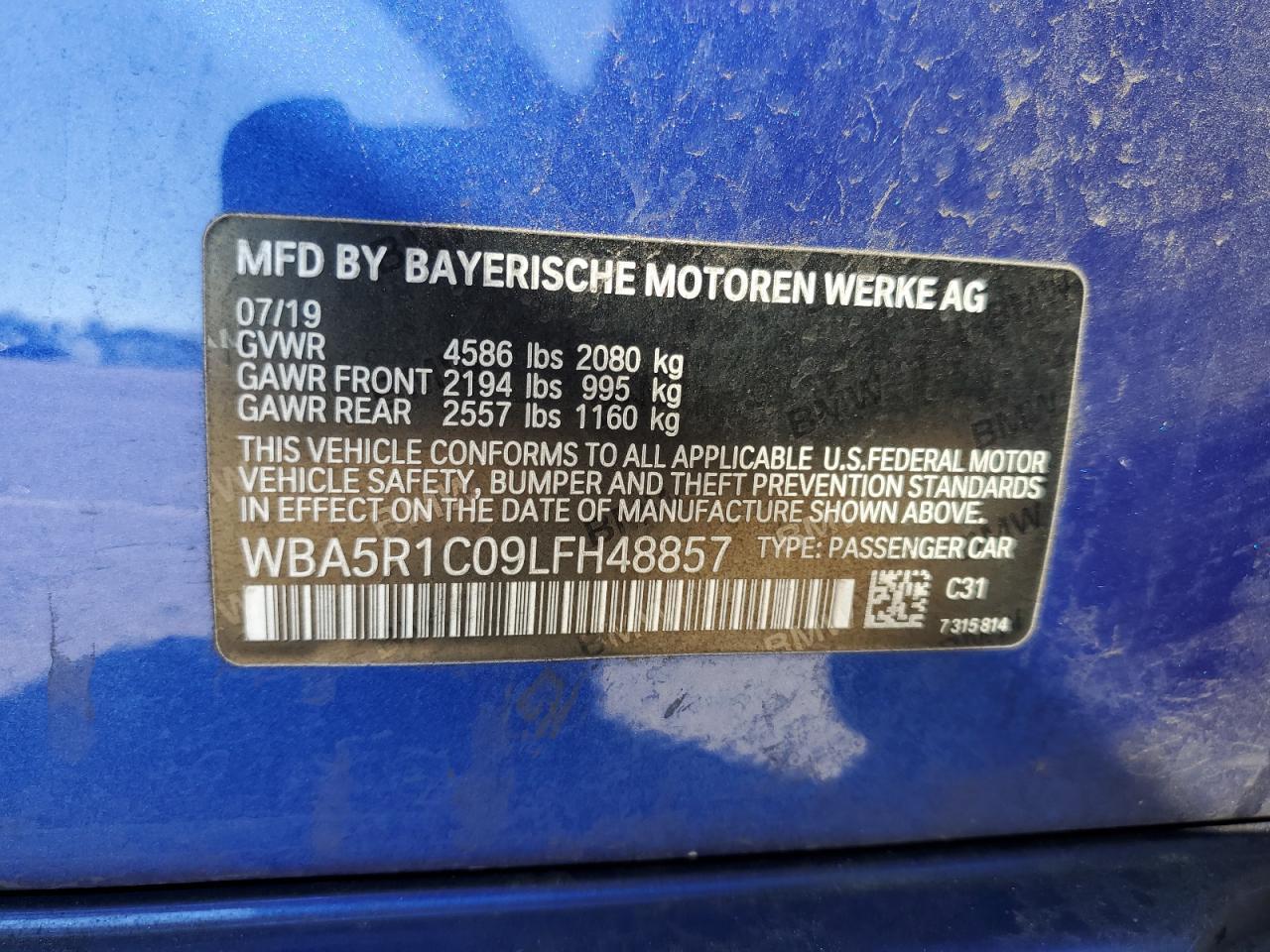 2020 BMW Seria 3 - zdjęcie 12