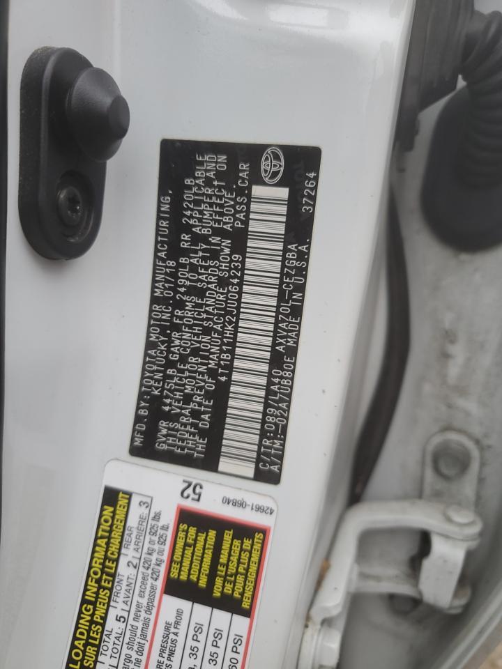 2018 Toyota Camry L - zdjęcie 13