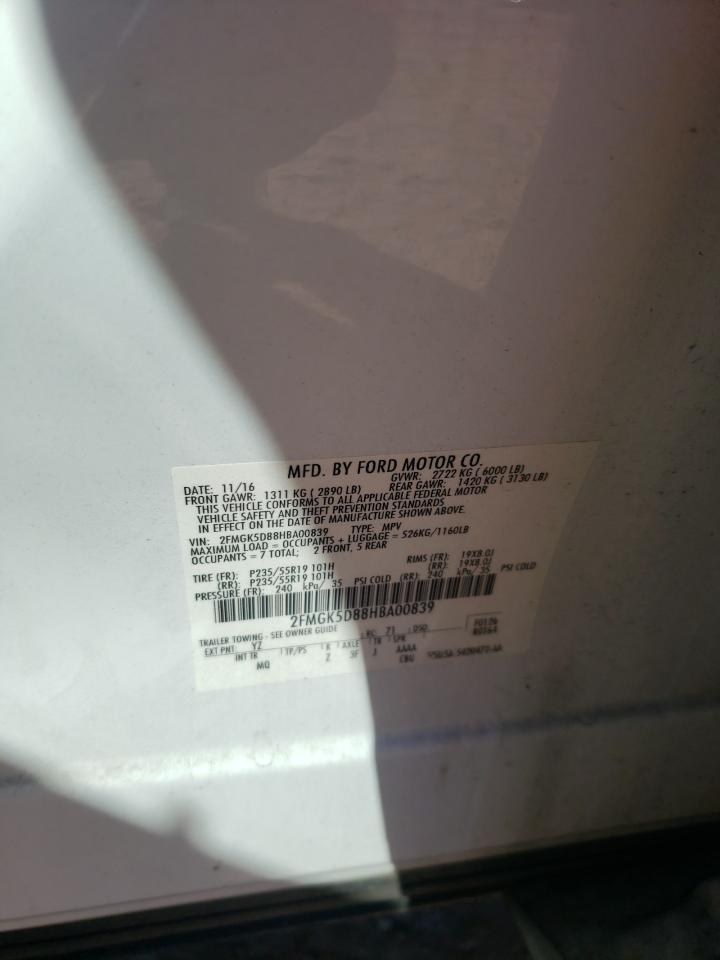 2017 Ford Flex Limited - zdjęcie 12
