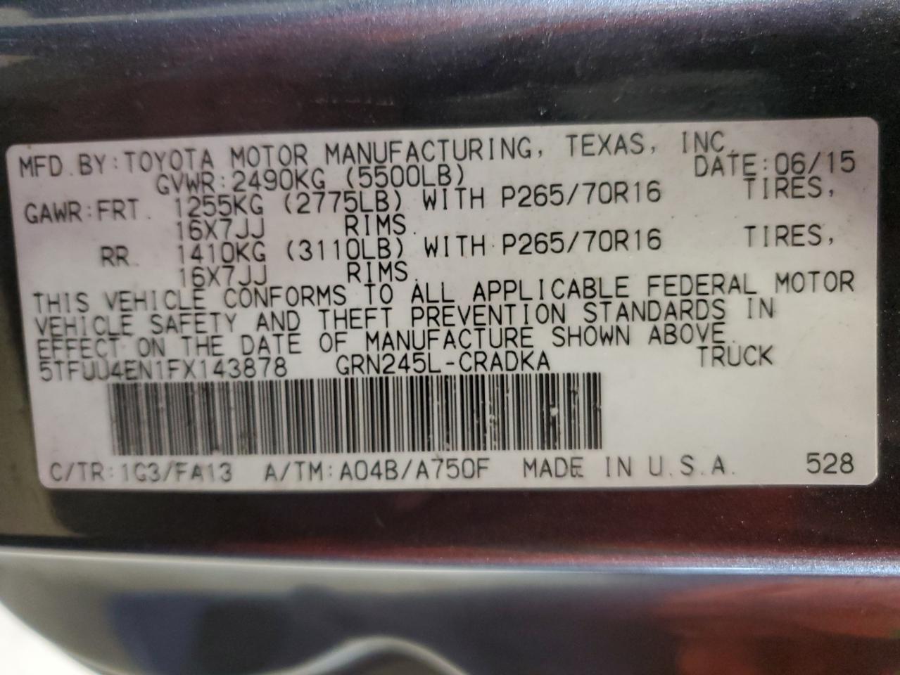 2015 Toyota Tacoma Access Cab - zdjęcie 12