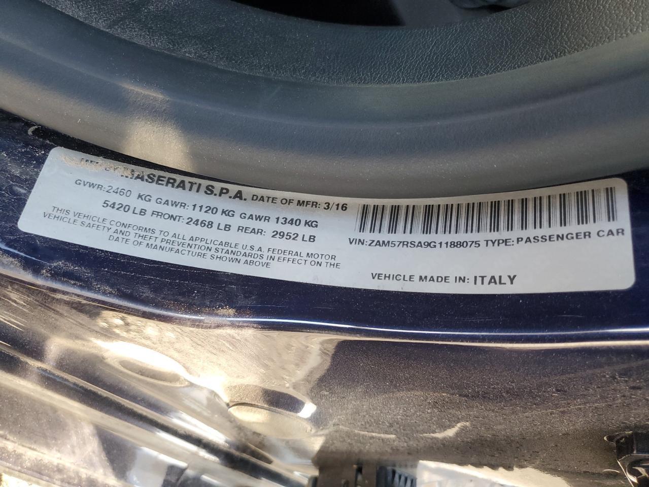 2016 Maserati Ghibli S - zdjęcie 12