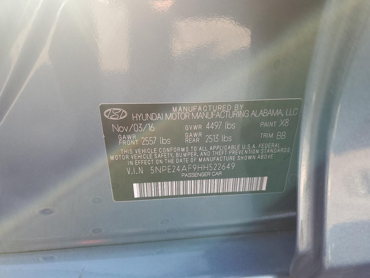 2017 Hyundai Sonata - zdjęcie 13