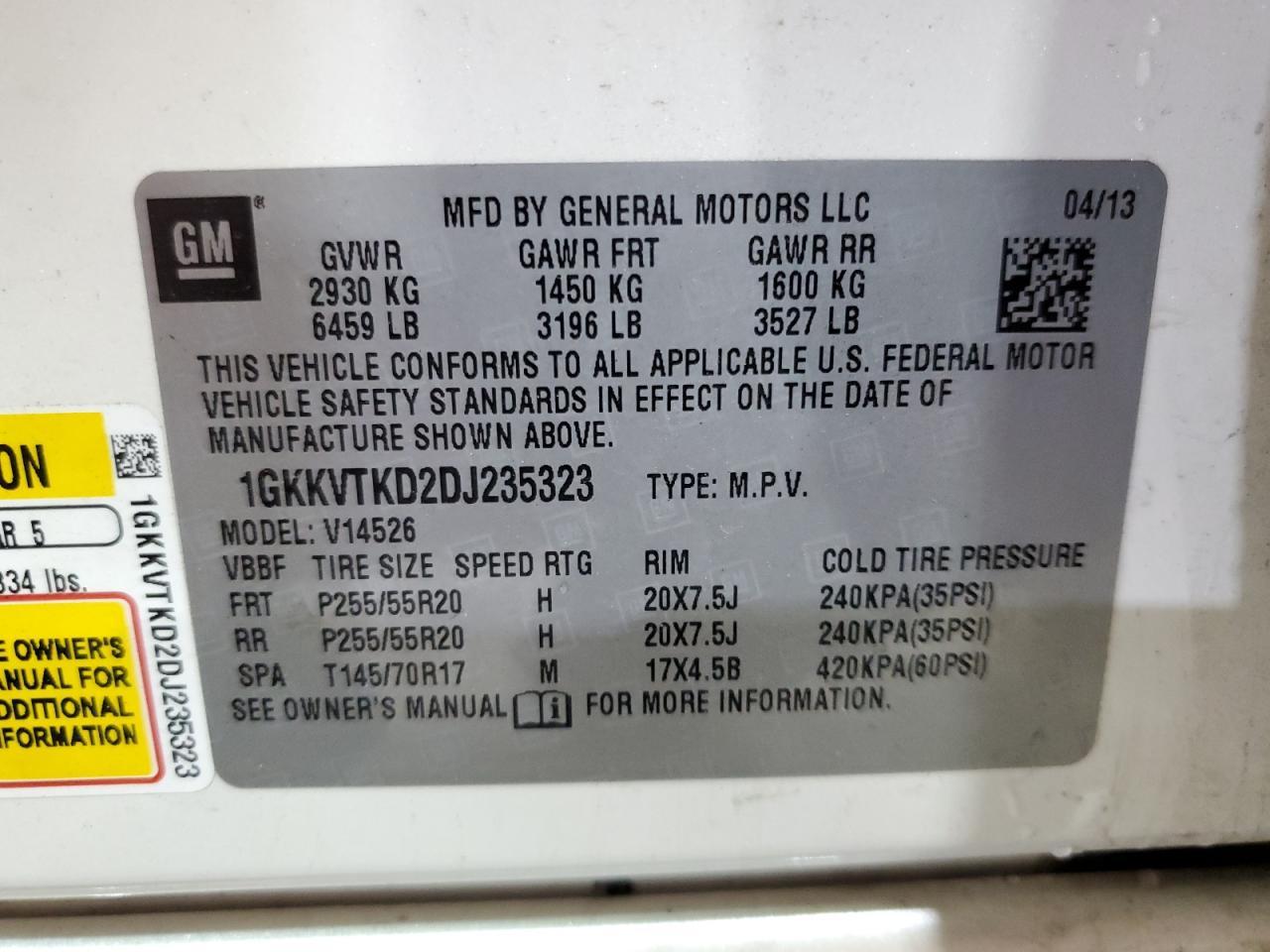 2013 GMC Acadia Denali - zdjęcie 14