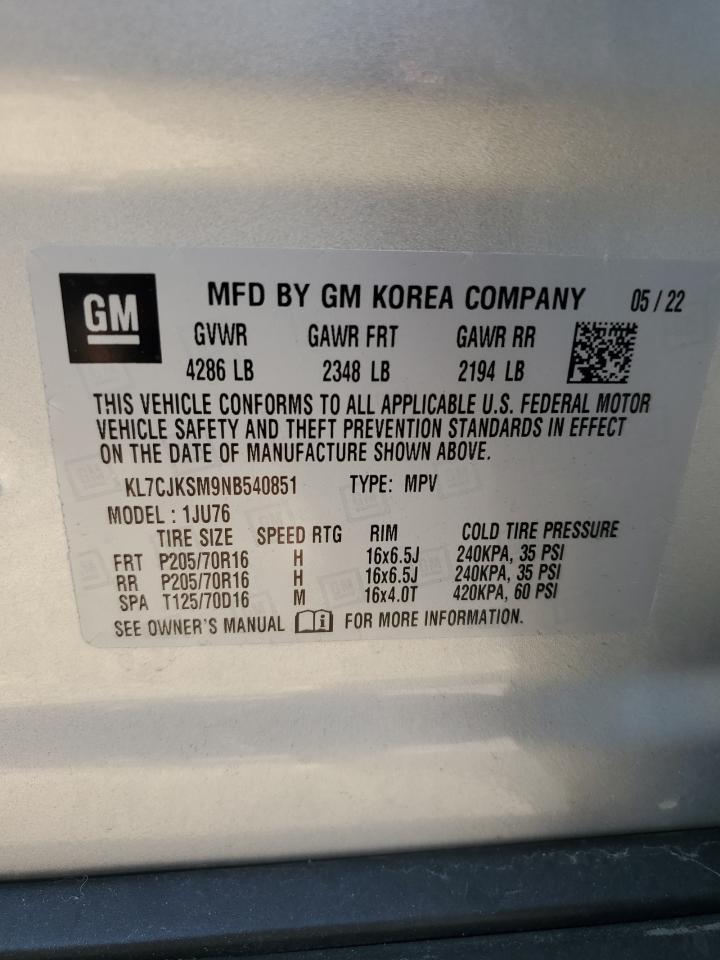 2022 Chevrolet Trax Ls - zdjęcie 13