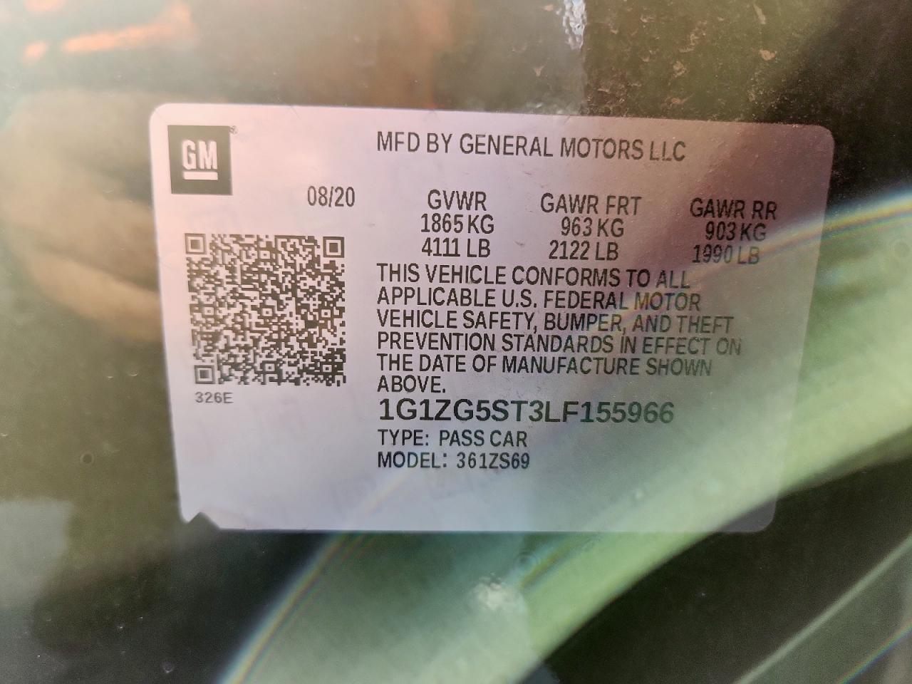 2020 Chevrolet Malibu - zdjęcie 13