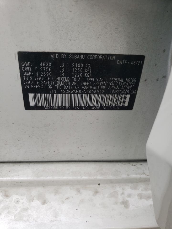 2022 Subaru Legacy - zdjęcie 12