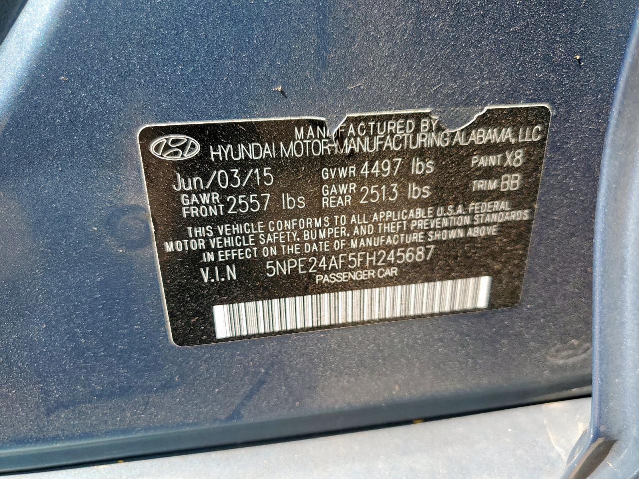 2015 Hyundai Sonata Se - zdjęcie 12