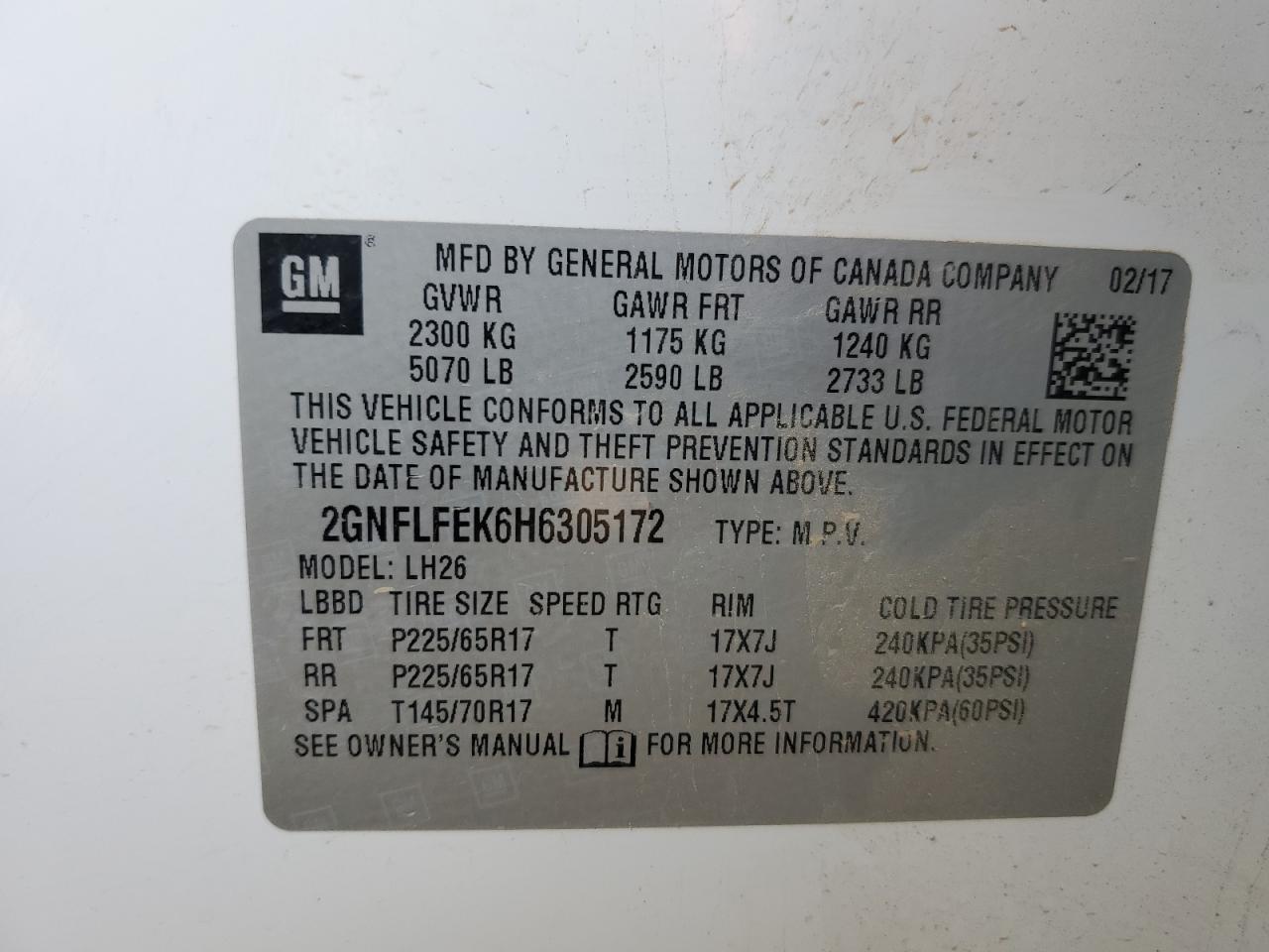 2017 Chevrolet Equinox Lt - zdjęcie 12