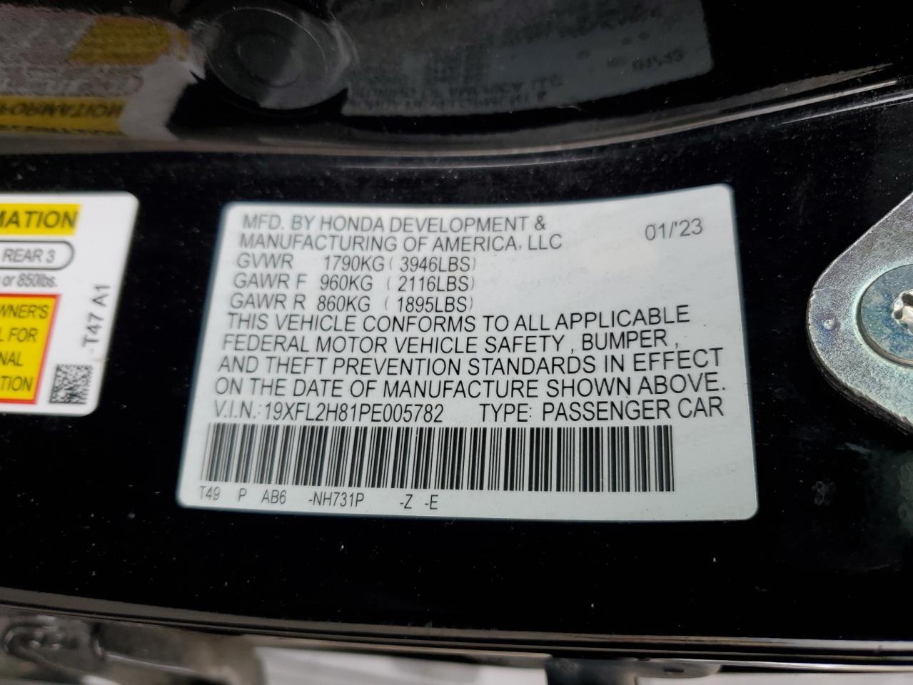 2023 Honda Civic - zdjęcie 12